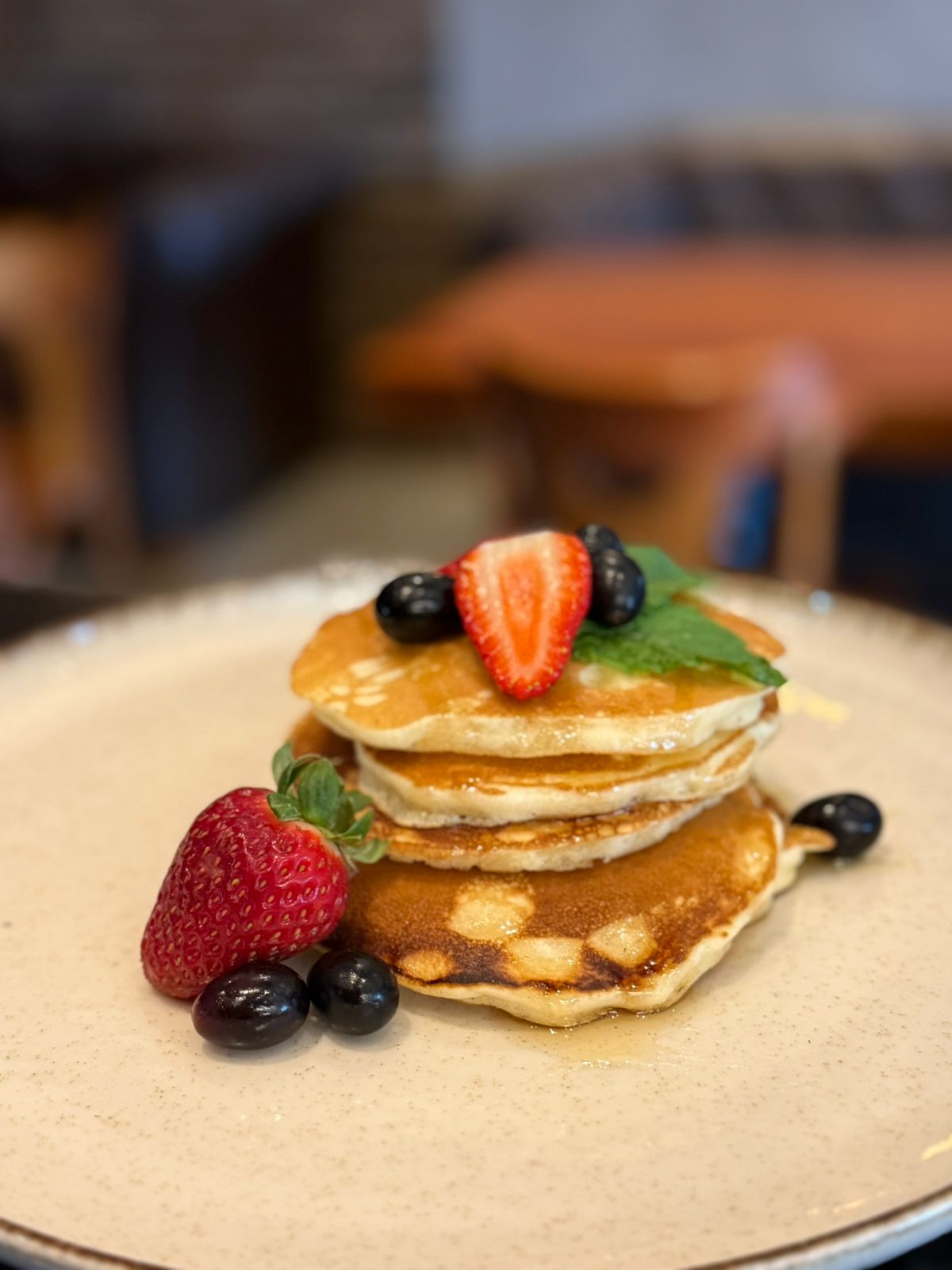 Panquecas Americanas com Frutas